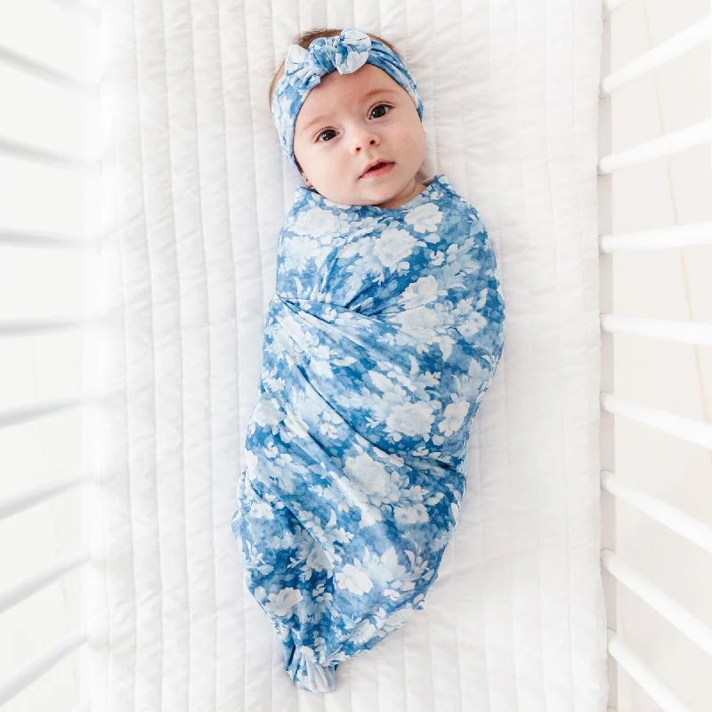 Southern Rose Swaddle Headwrap Set