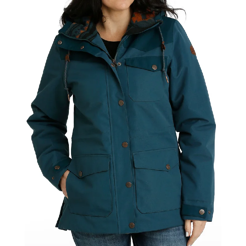 Cinch Women's Teal Barn Coat