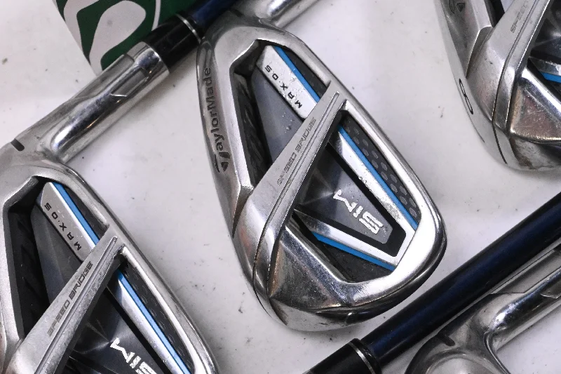 Taylormade SIM Max OS Irons / 6-PW+AW / Regular Flex Ventus Blue 6 Shafts