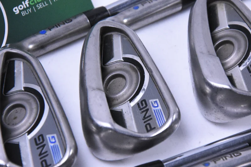 Ping G Series Irons / 5-PW+GW+SW / Blue Dot / Senior Flex Ping CFS Distance