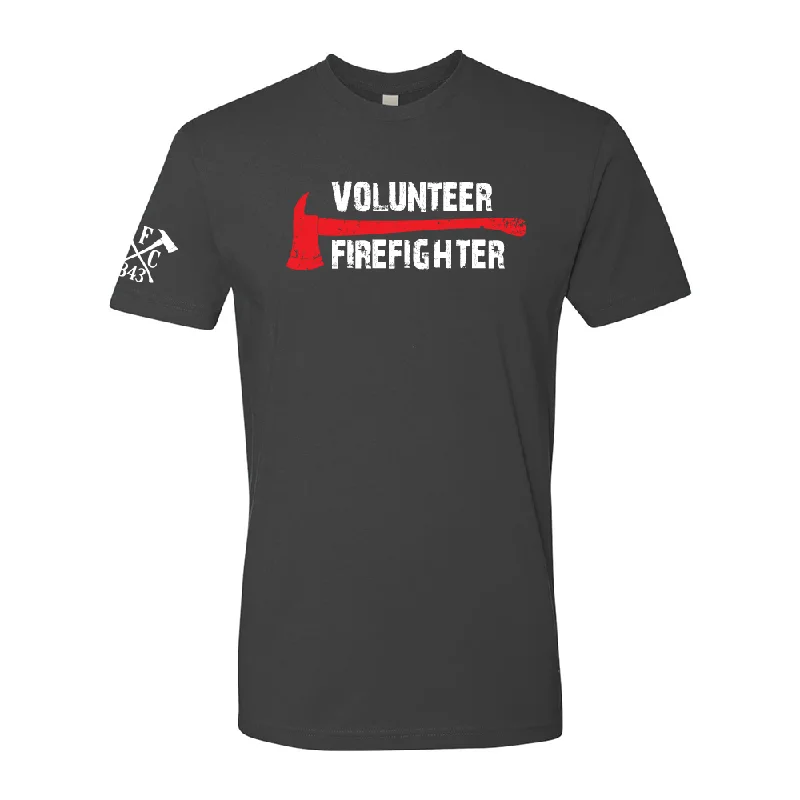 FFC 343 Volunteer Firefighter Axe Premium T-Shirt