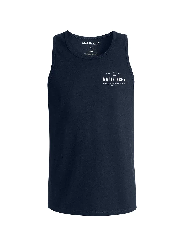 Marquee Tank - Navy