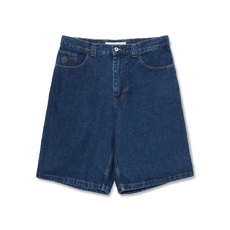 Polar Big Boy Denim Shorts - Dark Blue