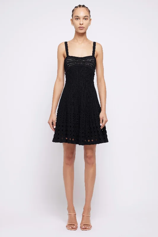 SIMKHAI - Franklin Mini Dress in Black