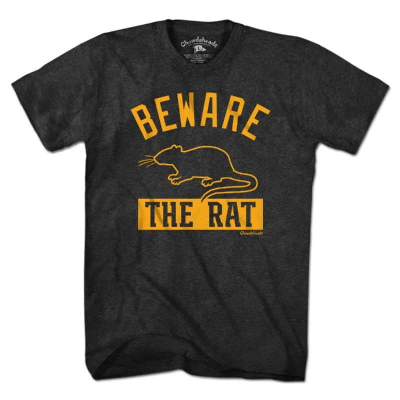 Beware The Rat Boston Hockey T-Shirt