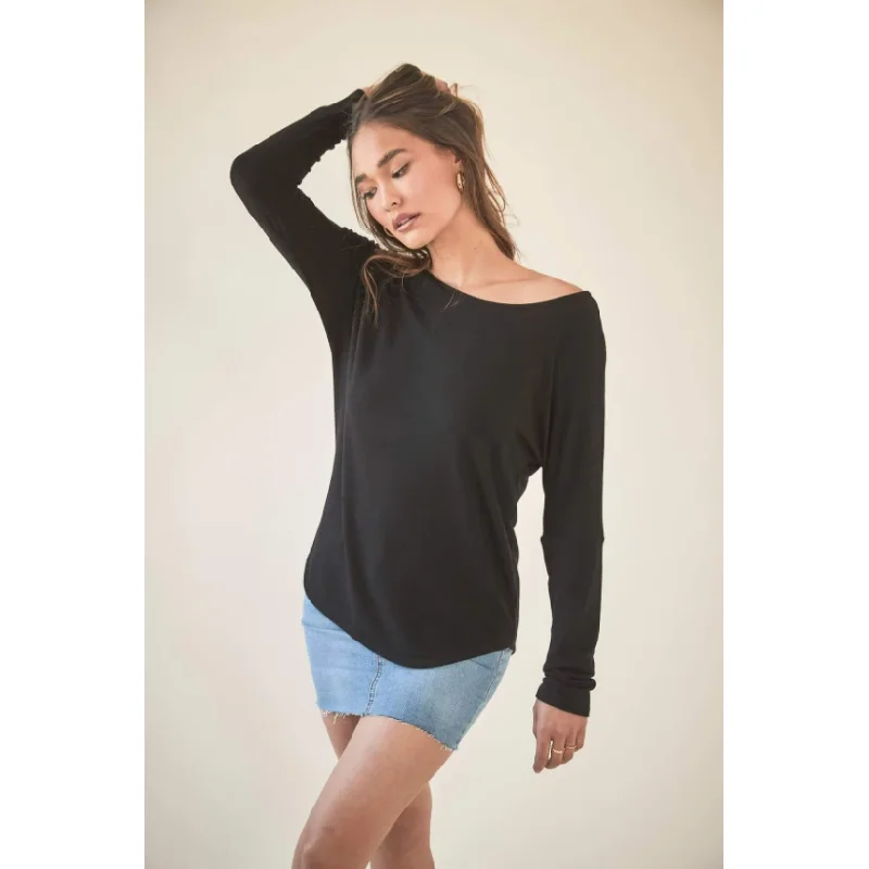 Isla Open Neck Sweatshirt