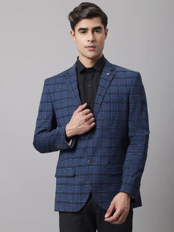 Men Navy Formal Blazer