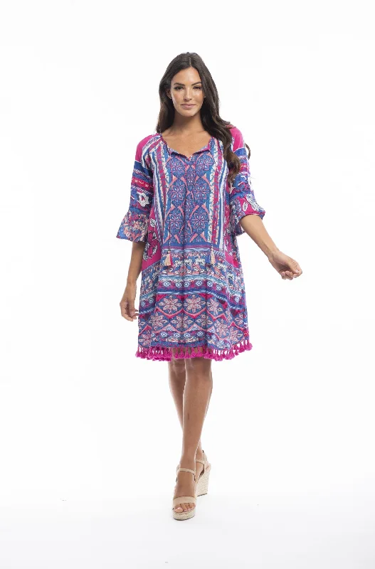 Orientique Rayon Boho Dress