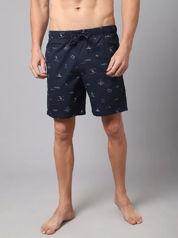 Men's Navy Bermuda