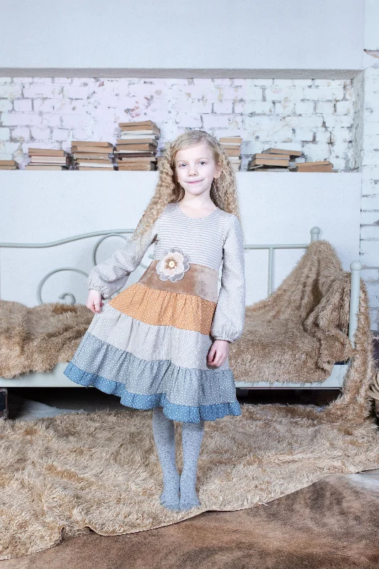 Girls L/S Cinderella Dress