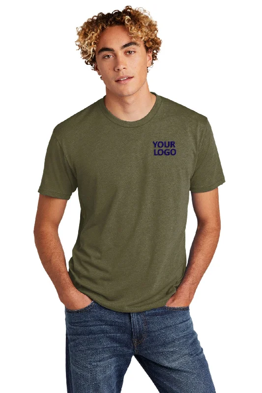 Next Level Unisex Tri Blend Customized Tee's, Military Green