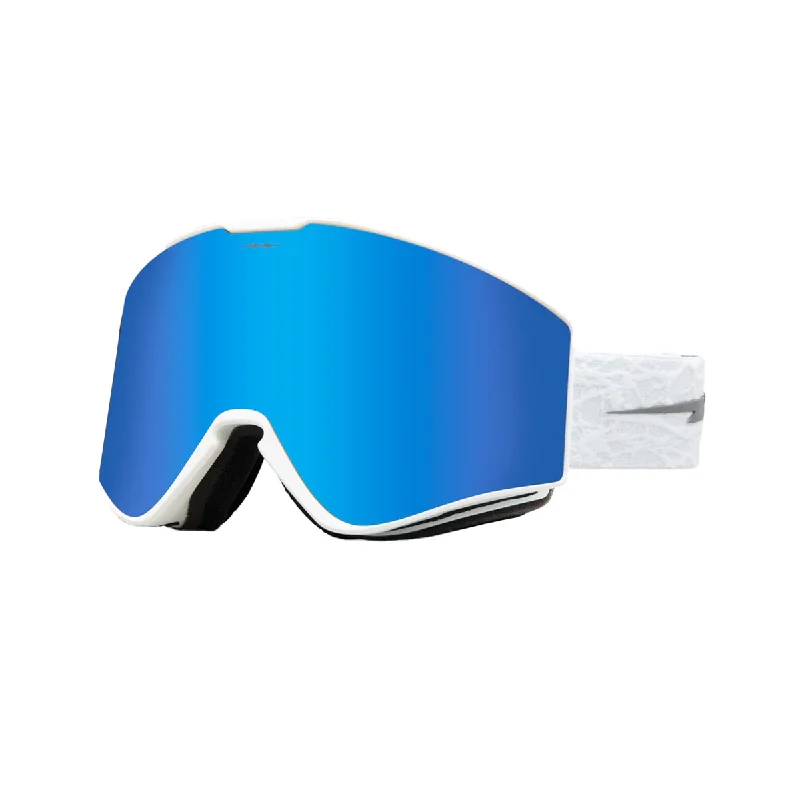 Electric Kleveland II Goggles w/ Bonus Lens - Matte White Neuron / Moss Blue