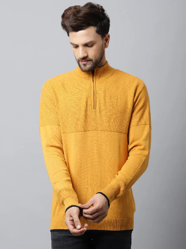 Mens Mustard Sweater