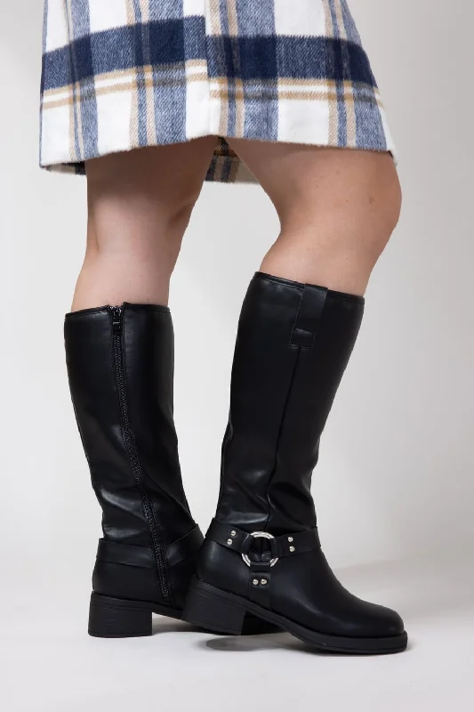 Top Moda Berlin-1 Tall Boots for Women in Black | BERLIN-1 BLACK