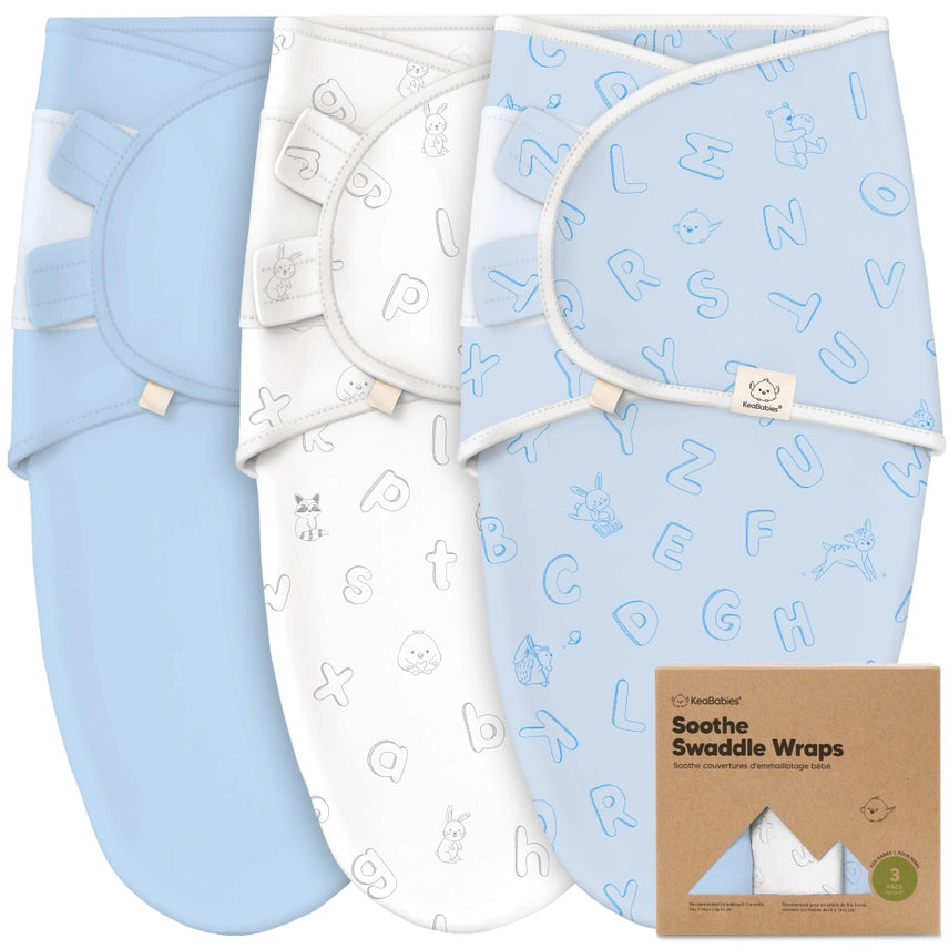 3 Pack Soothe Swaddles (Click for colors)