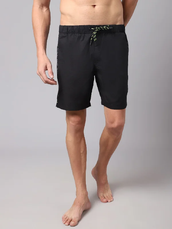 Men's Black Bermuda