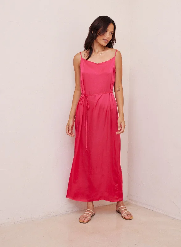 Cowl Neck Maxi Dress