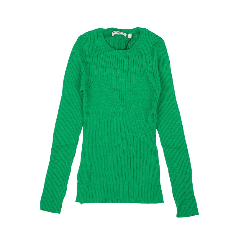 Opening Ceremony GREEN RIB KNIT SWEATER