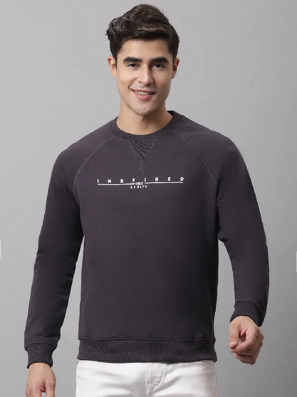 Men Dk Grey Sweatshirt