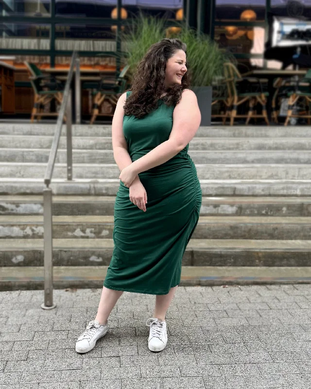 JILLIAN dress in Dark Green