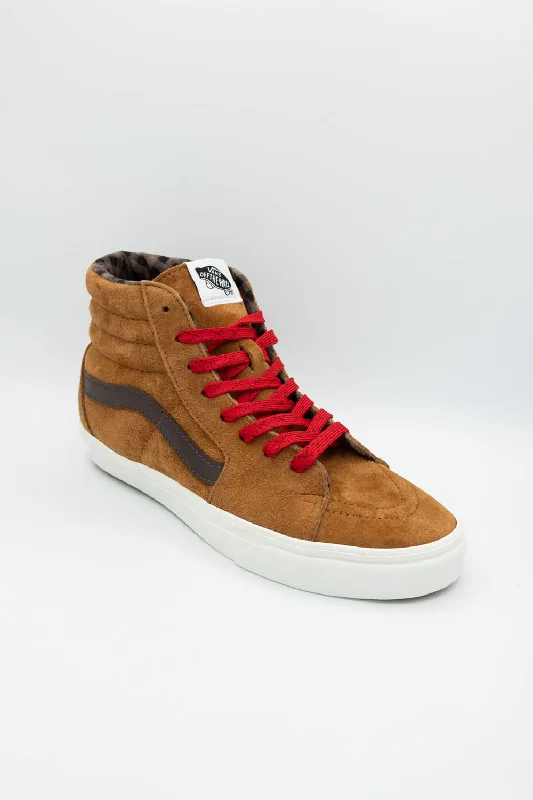 Vans Sk8 Hi Pig Suede Sneakers in Ginger | VN000CMXN1Z