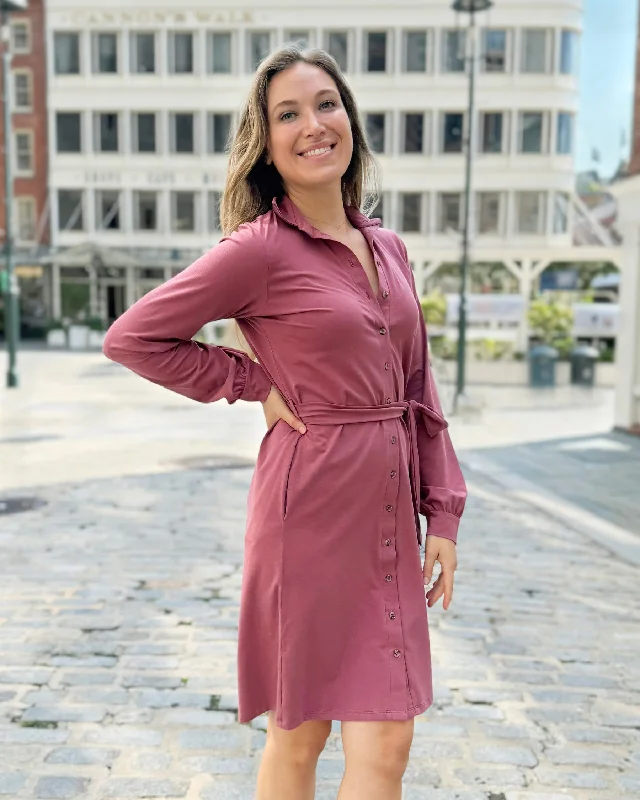 JOA dress/cardi in Vintage Mauve