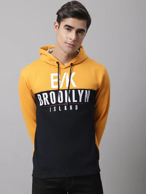 Men Mustard Sweatshirt