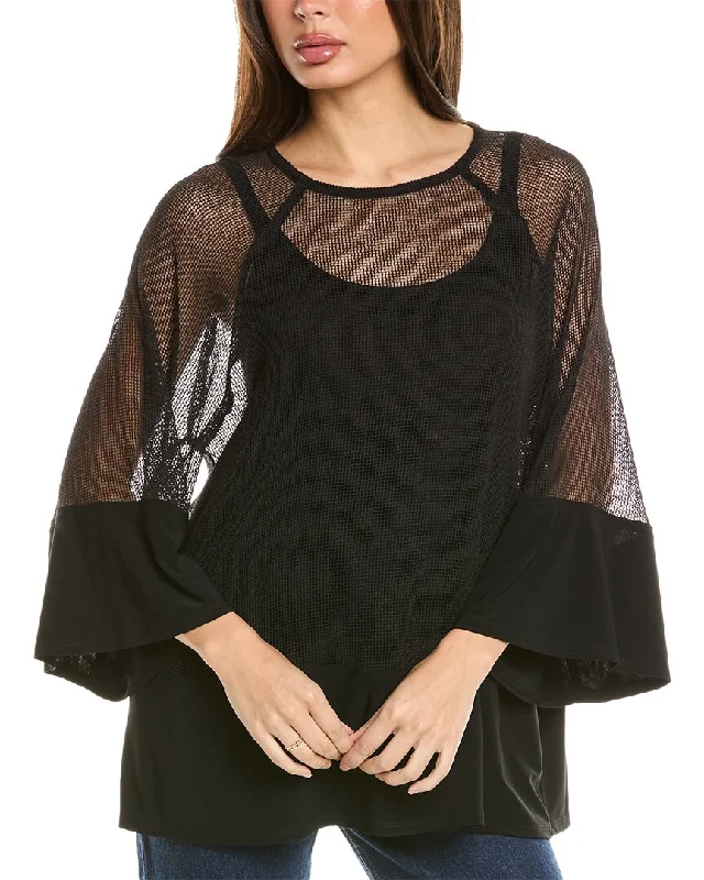 Joseph Ribkoff Fishnet Tunic