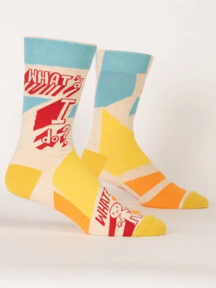 What I Do? Men's Crew Socks