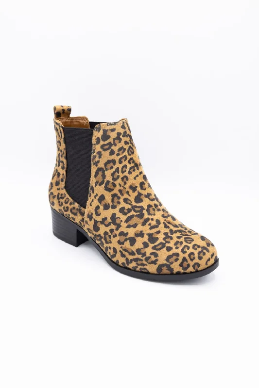 Soda Teapot Booties for Women in Leopard | TEAPOT-S LEOPARD