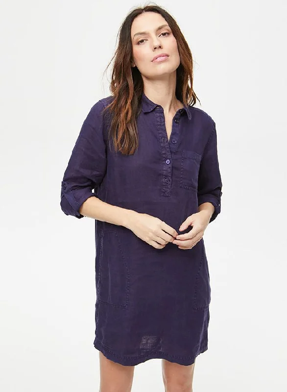 Eleanor Linen Shirt Dress