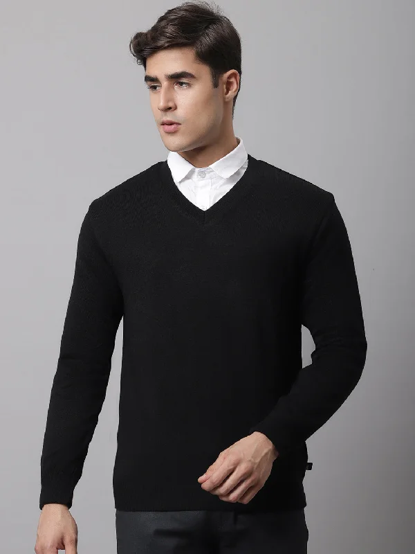 Men Black Sweater