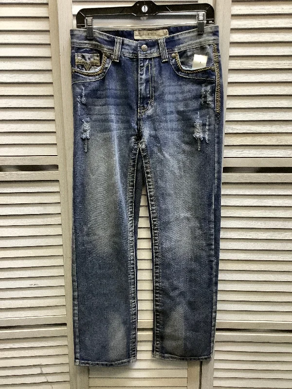 Blue Denim Jeans Skinny Blue Cult, Size 16