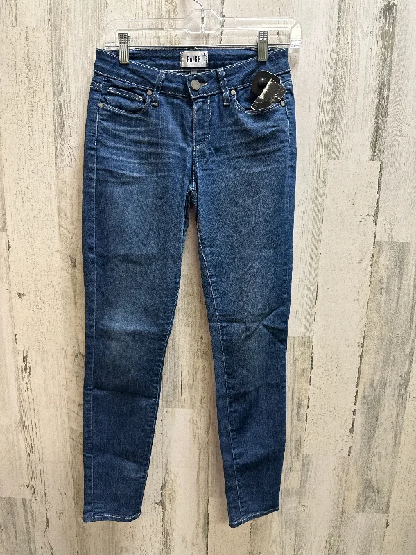 Blue Denim Jeans Skinny Paige, Size 2