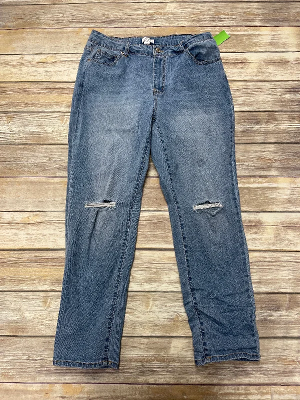 Blue Denim Jeans Straight Forever 21, Size 14