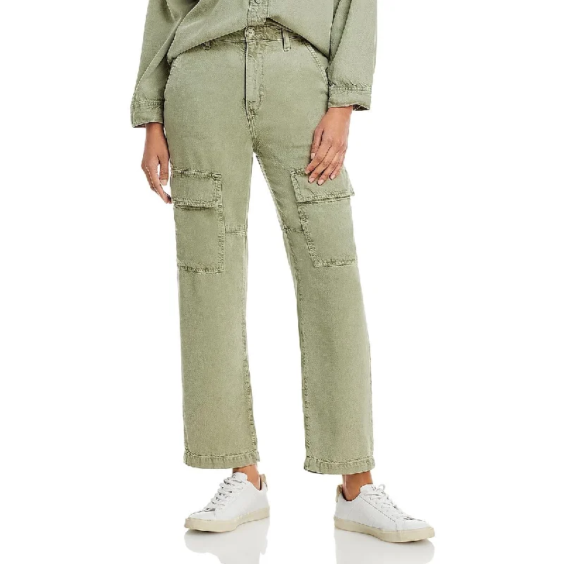 Adriano Goldschmied Womens Deep Pocket Denim Cargo Pants