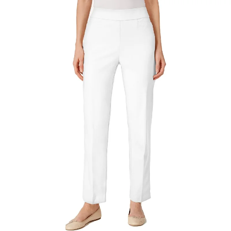 Alfred Dunner Womens Petites Stretch Heathered Dress Pants