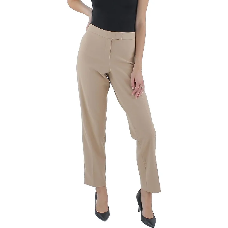 Anne Klein Womens Bowie High-Rise  Dress Pants