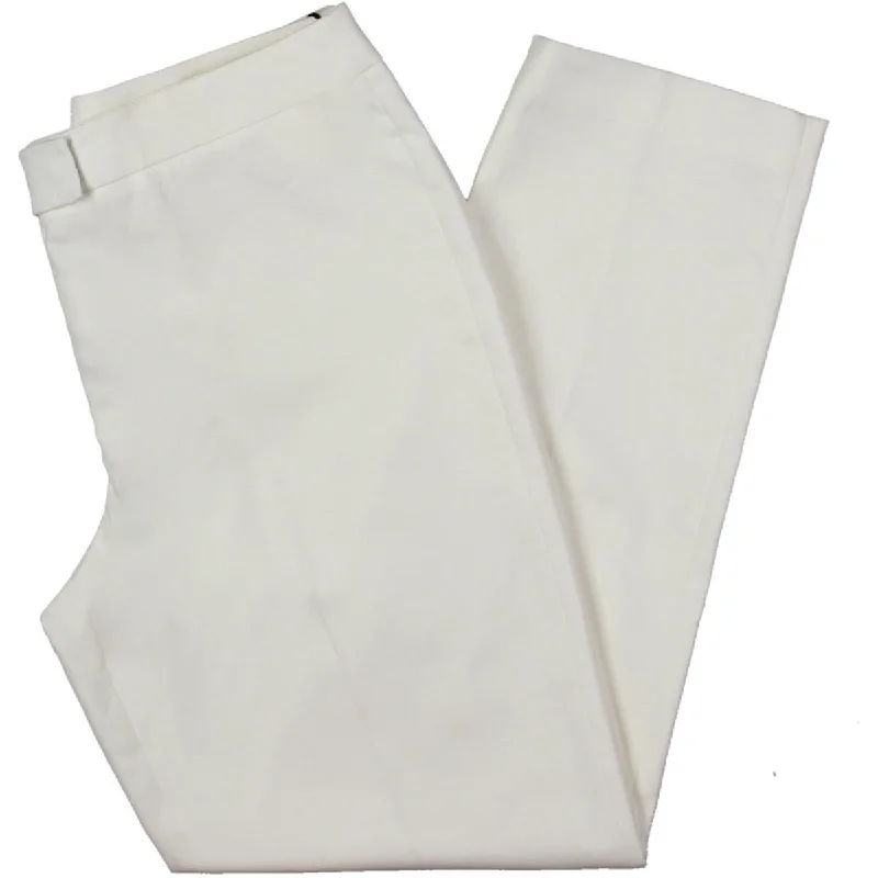 Anne Klein Womens Bowie High Rise Office Straight Leg Pants