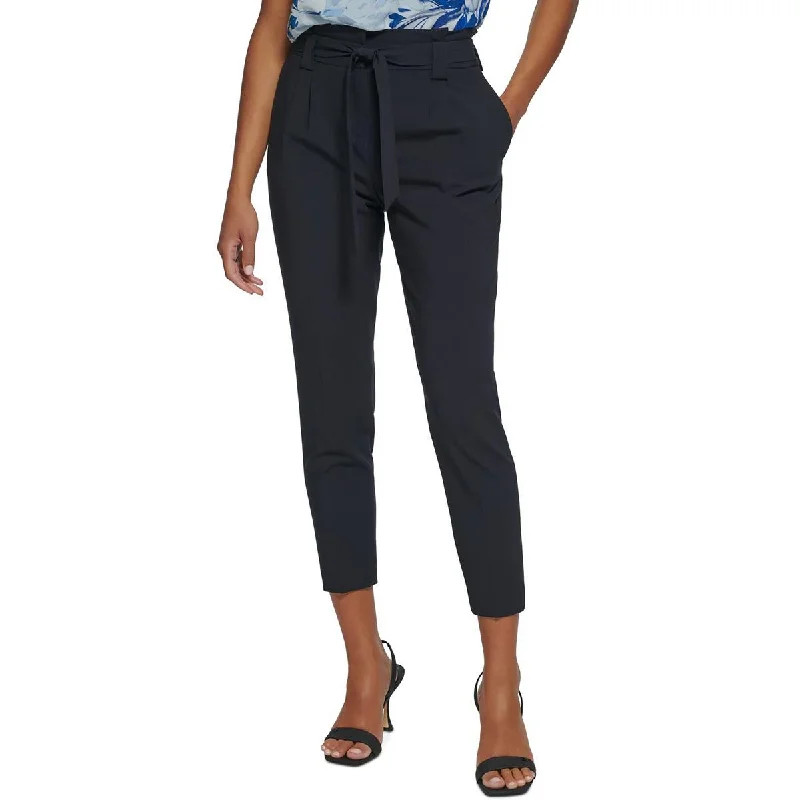 Calvin Klein Womens Petites Stretch Wear-To-Work Ankle Pants