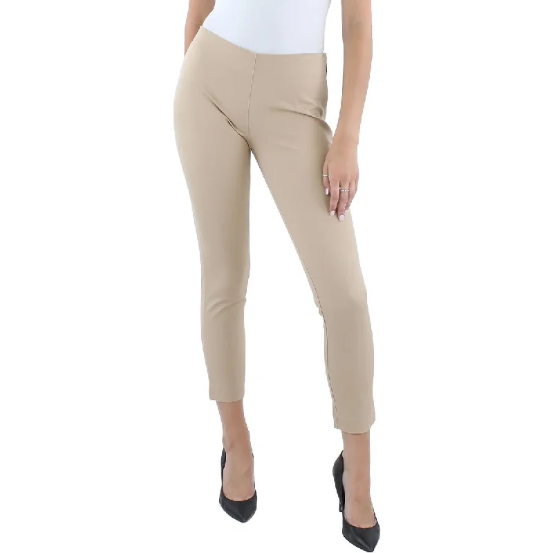 Lauren Ralph Lauren Womens Petites Mid-Rise Stretch Ankle Pants