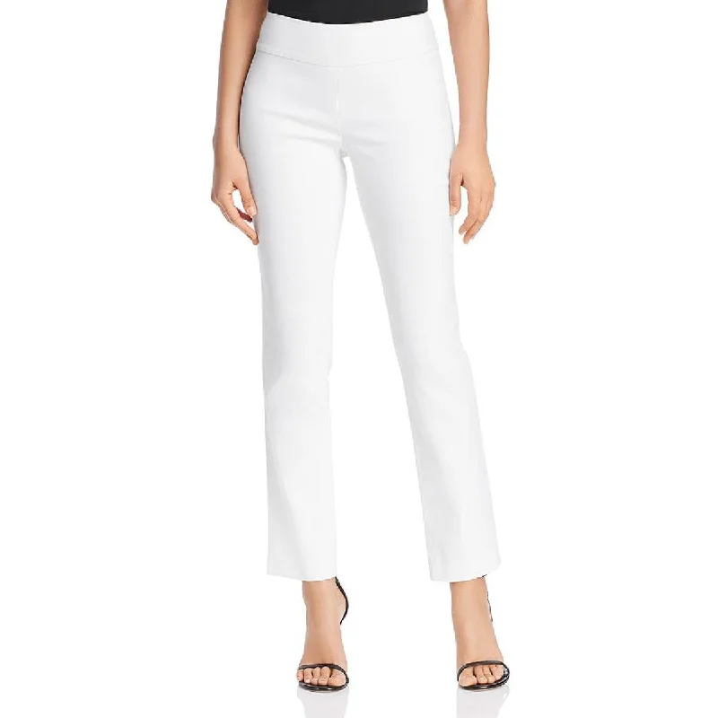 Nic + Zoe Womens Pull On Mid-Rise Straight Leg Pants