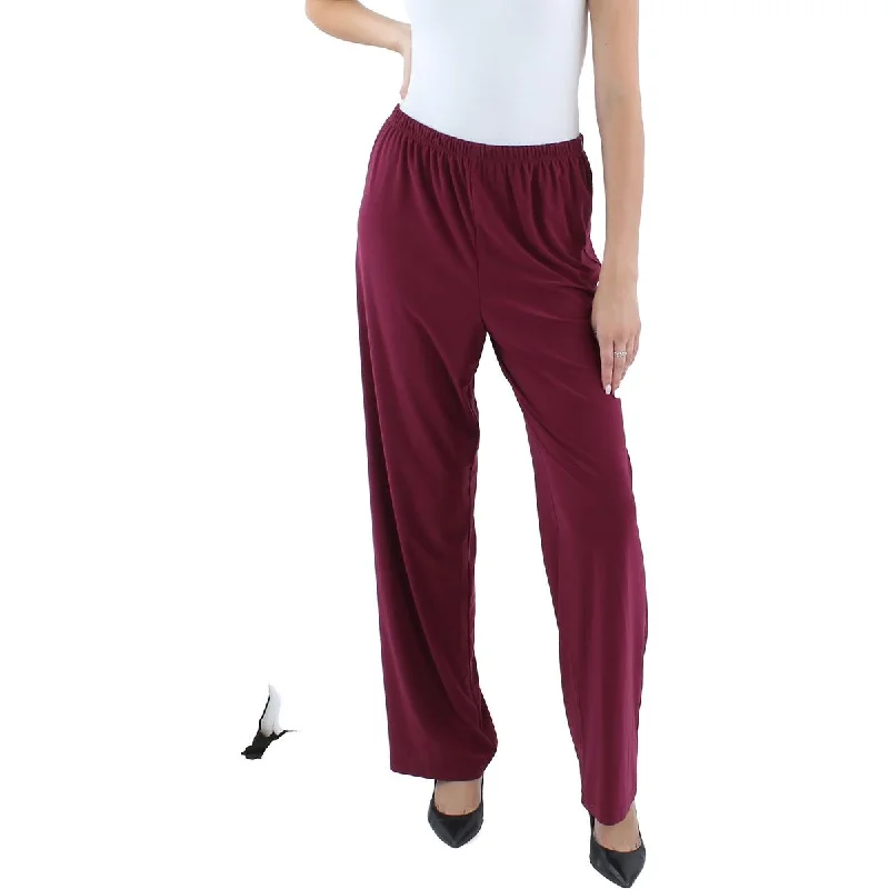 R&M Richards Womens Solid  Dress Pants