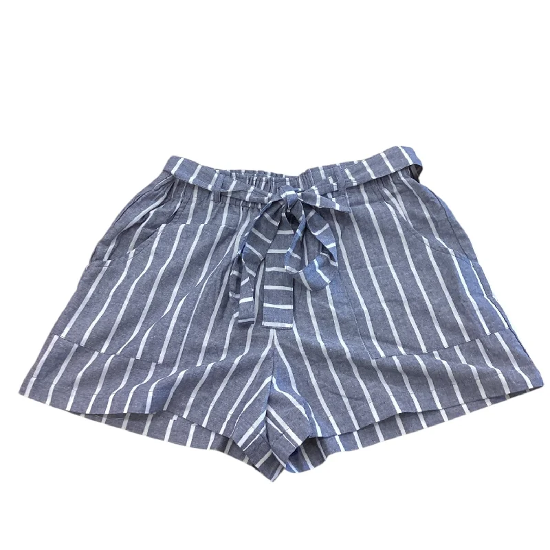 Shorts By Hyfve In Blue & White, Size: L