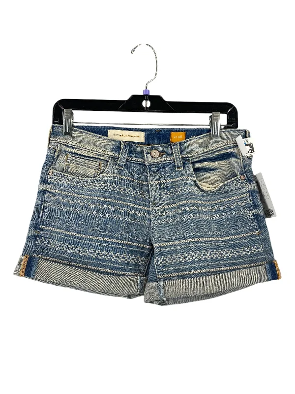 Shorts By Pilcro In Blue Denim, Size: 26