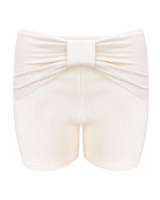 Sweet Bow Shorts - Sand