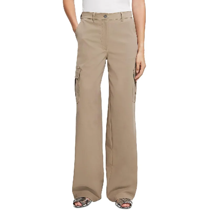 Theory Womens Oversized Twill Cargo Pants