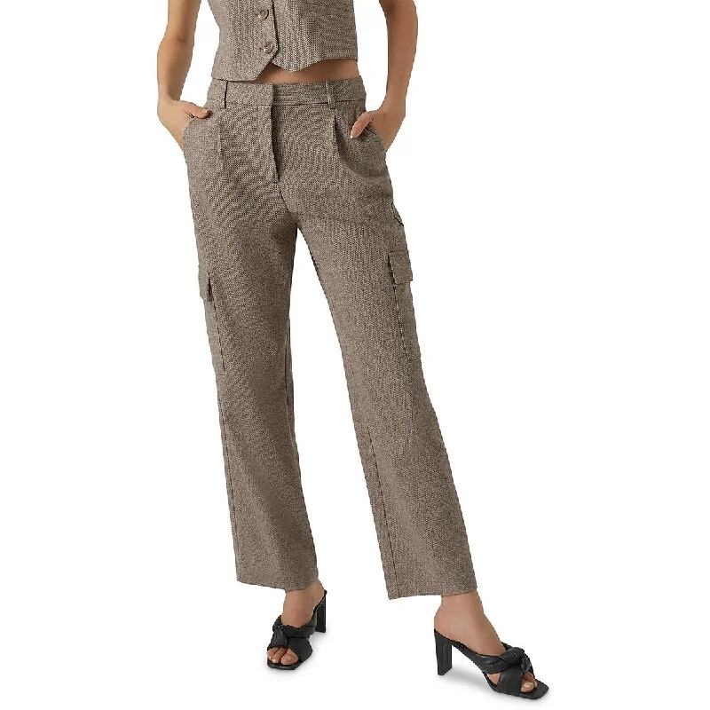 Vero Moda Womens Pleated Suit Separate Straight Leg Pants